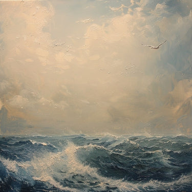 Canvas of Waves in a Sea